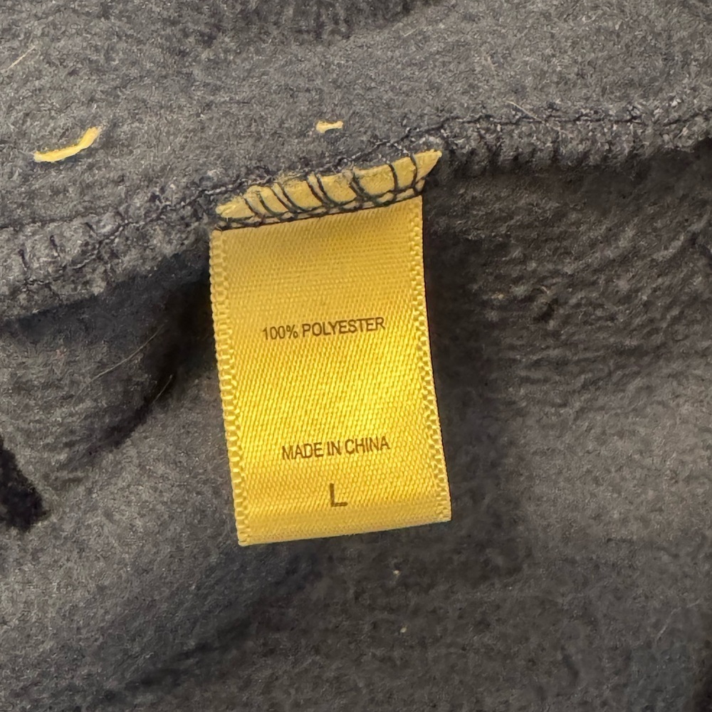 Muk Luks Fuzzy Blue Crewneck Sweater - Picture 4 of 4